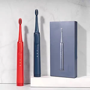 Ultrasonic Vibration Travel Sonic Electric Toothbrush With 2 Replacement Brush Head High Powered Electric Toothbrush