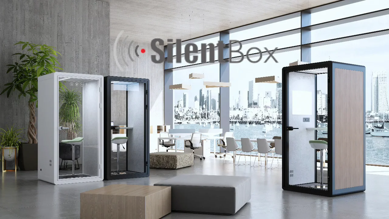 Silentbox Furniture Office Phone Booth Soundproof Portable Vocal Booths