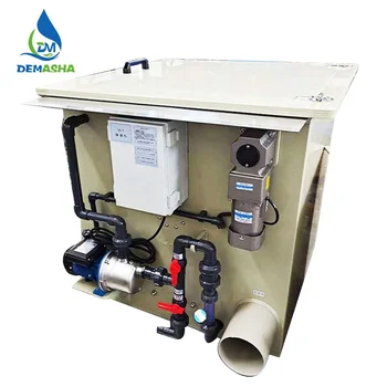 DMS automatic backwash filtration system fish pond manure filtration drum filter mini koi rotary drum filter