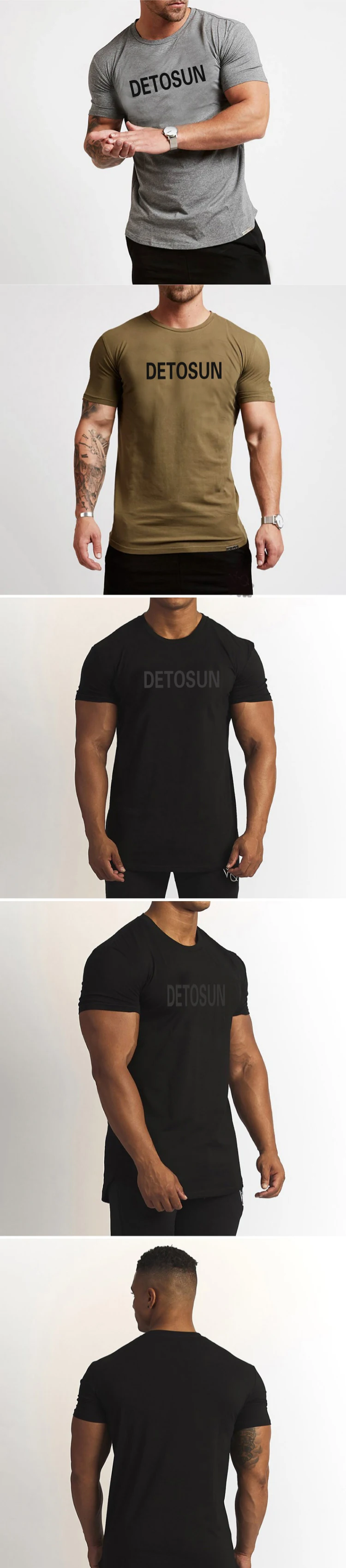 Men Gym T Shirt Custom Logo Plus Size Mens Fitness Shirts Drop Shoulder