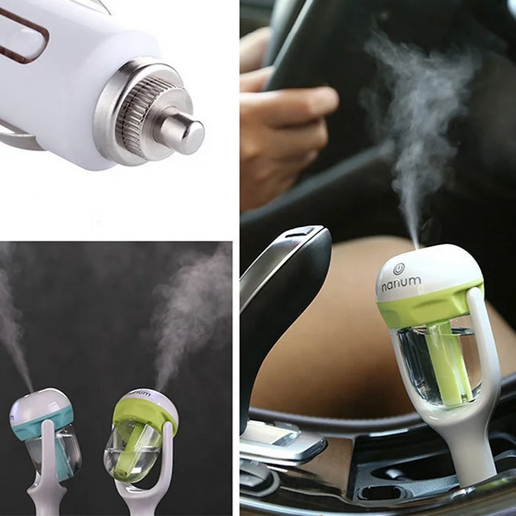 12V Car air Freshener Oil Diffuser Car Steam Air Humidifier Aroma Diffuser Mini Air Purifier Diffuser Mist Maker Fogger - Image 3