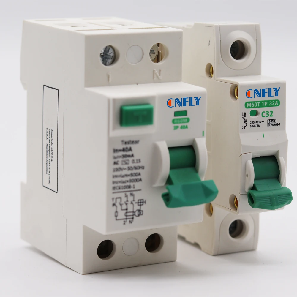 2P RCD Residual Current Circuit Breaker Interruptor Diferencial