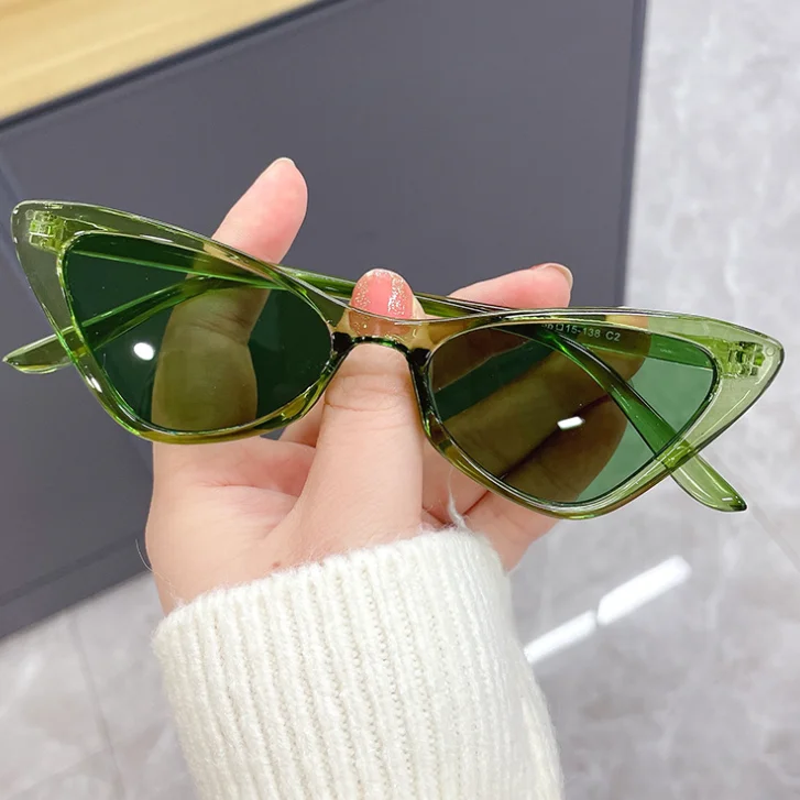 New Vintage Cat Eye Sunglasses Women UV400 Manufacturer's Triangle
