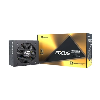Seasonic FOCUS-GX-550 550W With Native 12VHPWR Cable Power Supply 80+Gold Full Modular power supply for pc and gaming PSU