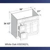 Chêne blanc-VSD3621L