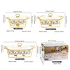 Coffret cadeau 3 pièces fleur grain or - pot à séchage