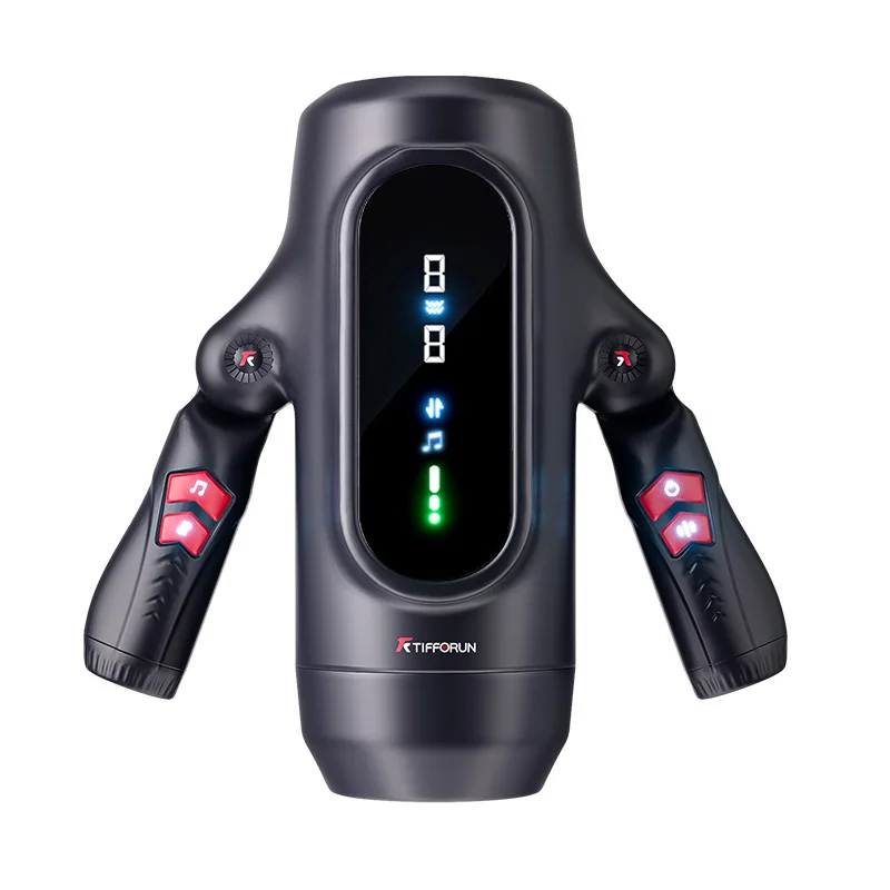 Factory Price Automatic Telescopic Vibrator Masturbation Cup Thrusting Vibration Rapid Heating Smart Voice Masturbator for Man
