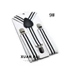 9#(white background black double stripes)