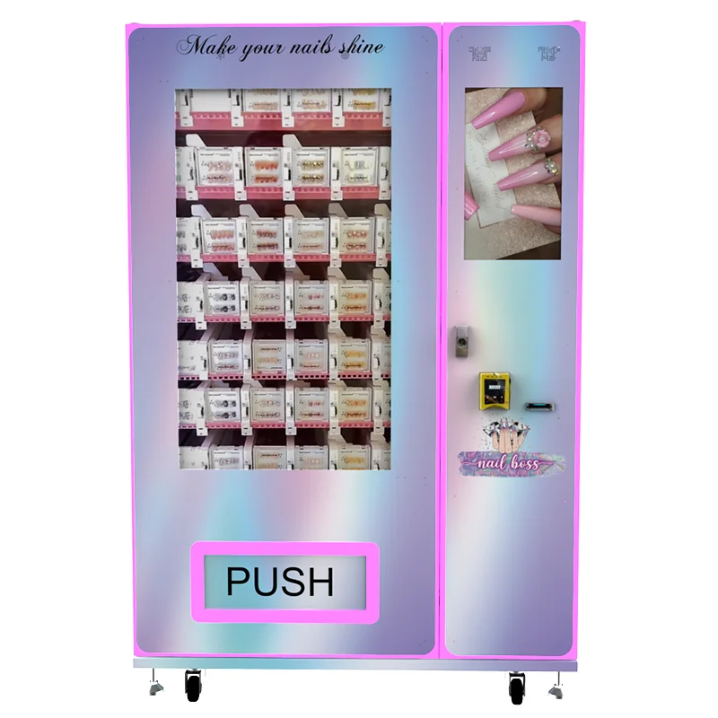 New Design Easy Operate Electric Commercial Lashes Beauty and Wig Vending Machine for False Lashes