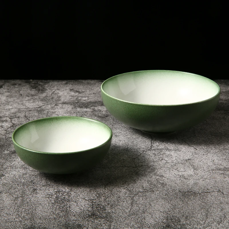 WEIYE Customized Oval Ceramic Bowl Salad Glaze Irregular Bowls Fruit Deep Plate Wholesale Porcelain Mexican Dinner