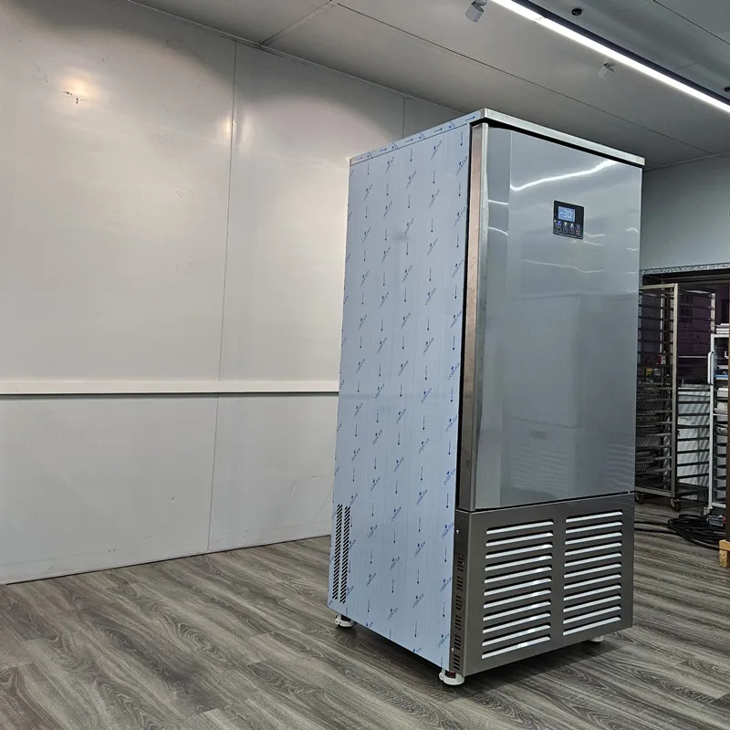Top or Bottom Mounted Condensing Unit Blast Chiller for Home with Solid Door Quick Freezing Cabinet