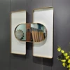 white Acrylic with gold frame FUDA790-40