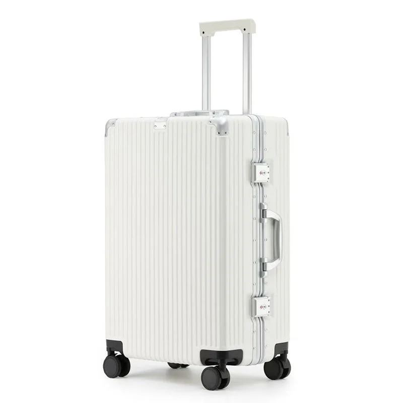 29 Inch Aluminum Frame Travel Case Universal Wheel Trolley with TSA Password Lock for Business Trip