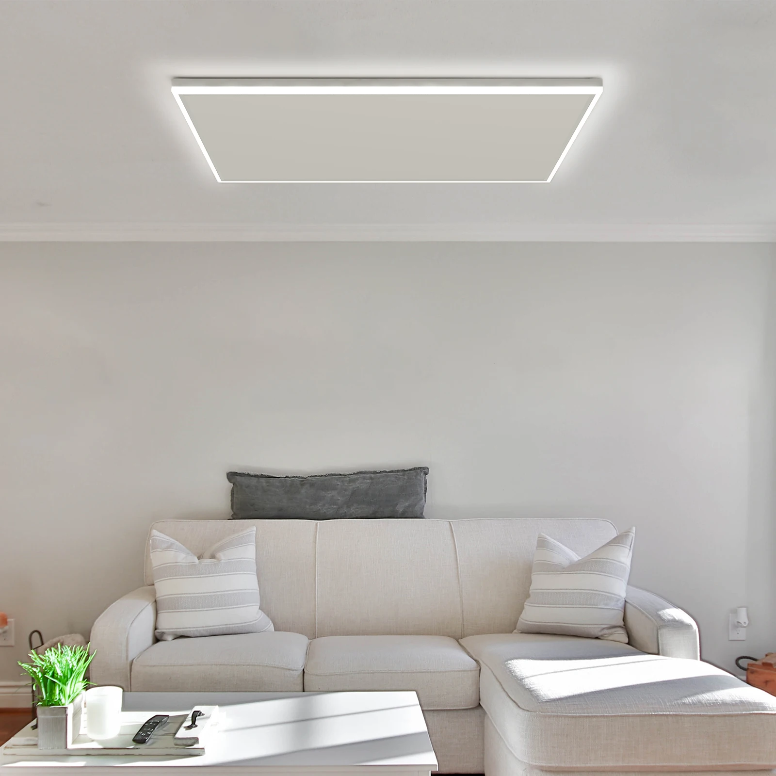 Ceiling Infrared Heating Panel Remote Control Roof Heater With LED Light