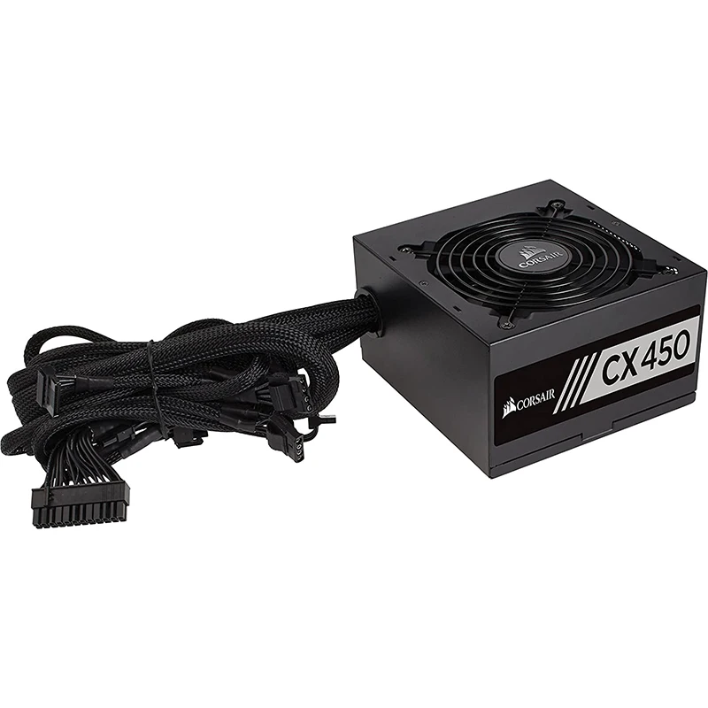 Corsair PSU CX Series 450 Вт 80 Plus Сертифицированный Бронзовый модульный блок питания CX450 (CP-9020101-NA) новый