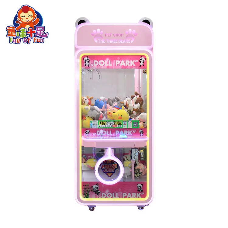Panda Transparent Claw Machine Child Mini Crane Game Machine Toy Claw Crane Machines Can Be Customized