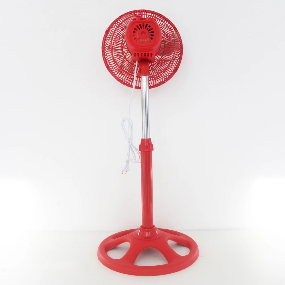 10 Inch Portable High Speed Mini Stand Fan 12 Inch Strong Power Plastic Grill Metal Blades StandIng Air Cooling Fan