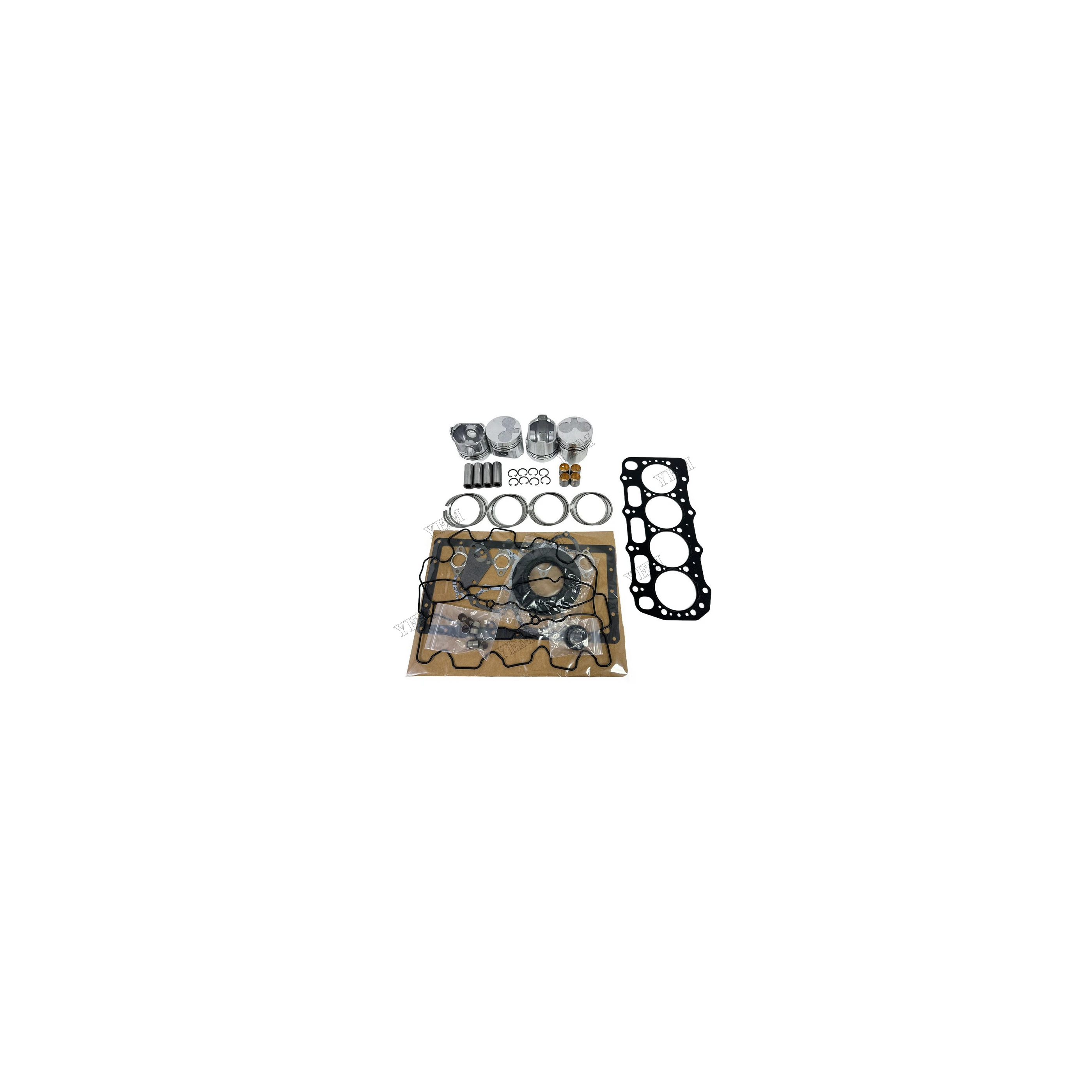 404C-15 Engine Rebuild Kit With Cylinder Gaskets Set Piston Rings Fits for Perkins Industrial Machinery Spare Parts