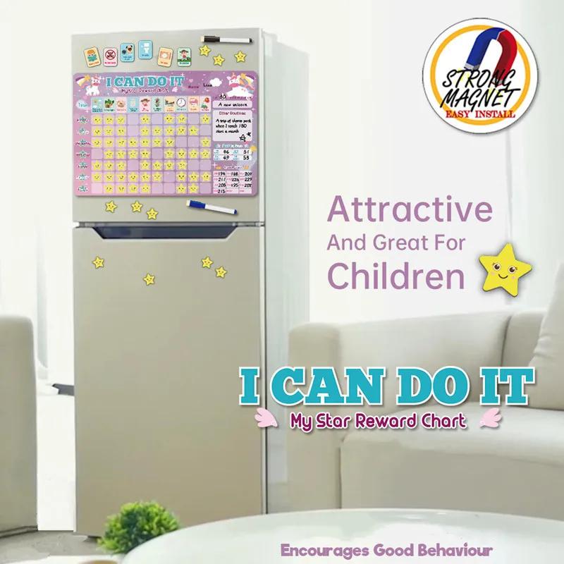 Магнитная меловая доска, магнитная Звездная доска для награждения, домашняя стандартная схема для награждения