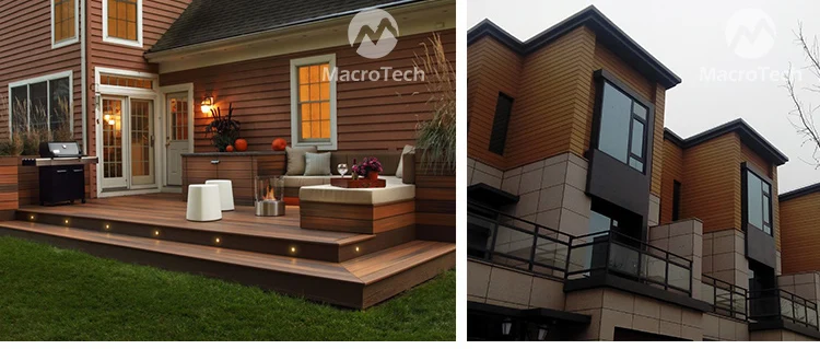 Fireproof Wpc Panel Outdoor decking boards Composite Wall Panel  with the lowest manufacturer price