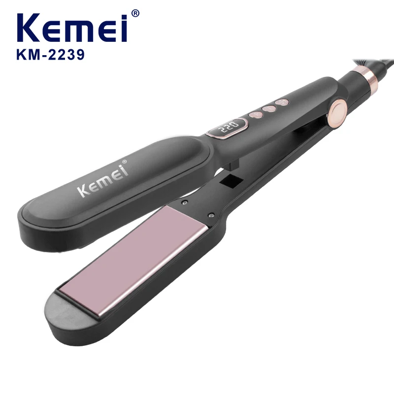 Kemei KM-2239 Temperature Adjustment Professional Ceramic Hair Straightener