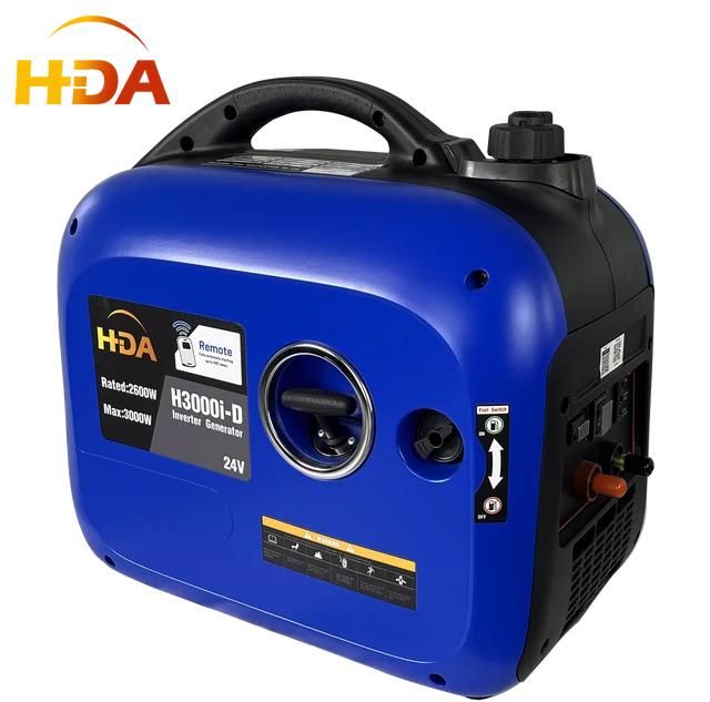 portable 3000W DC12V 48V 60V 72V 84V dynamo silent parking generator gasoline generator for motor home