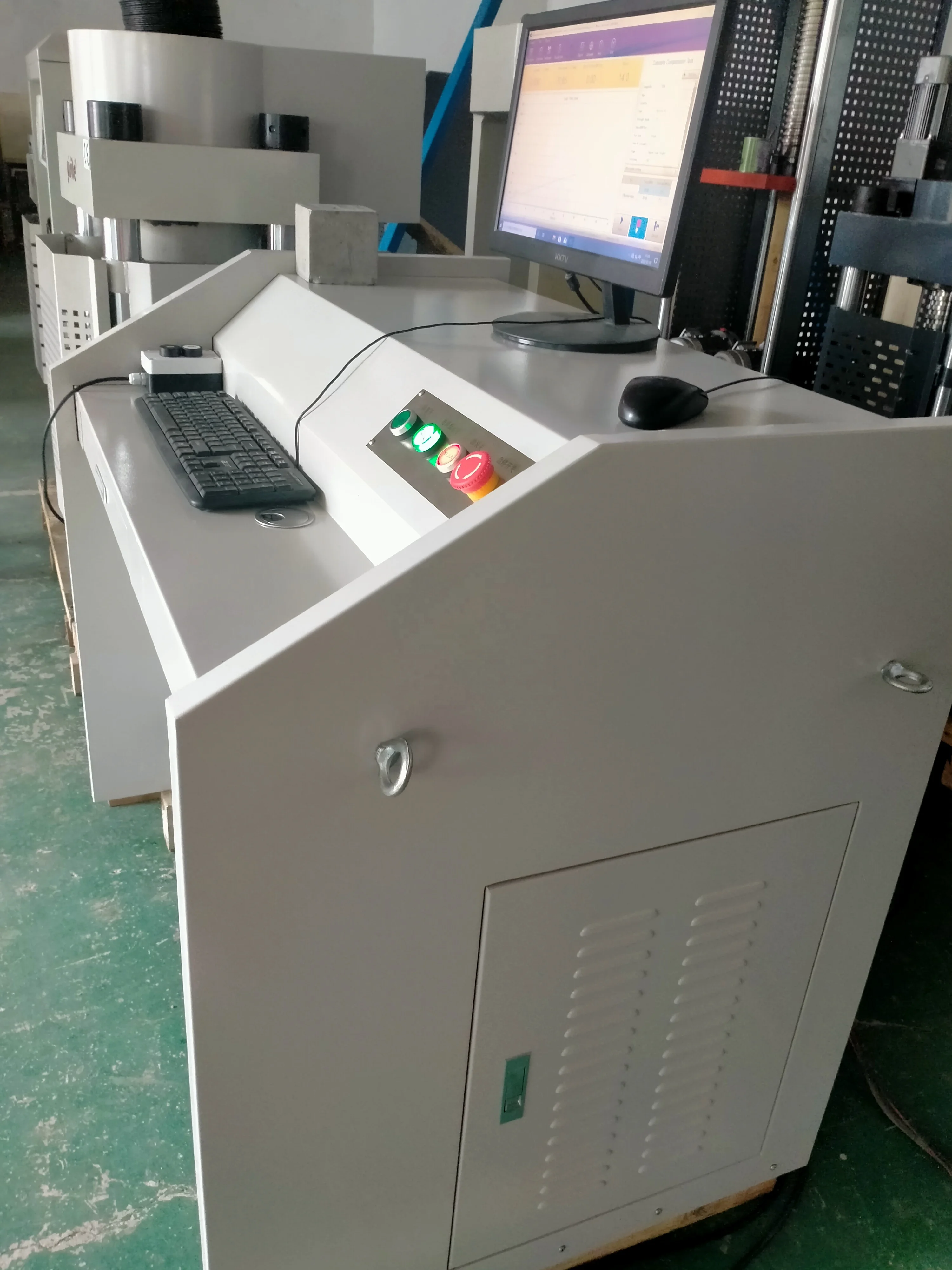 2000kn 200ton Concrete Brick Construction Material Equipment ...