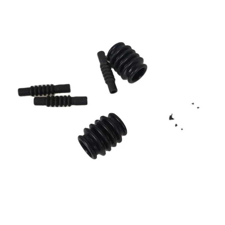Accordion Bellows for Fabric Dust Cover Round Rubber Bellows with Cuff Ends for Shaft and Rod Cylinder Hydraulic Seal