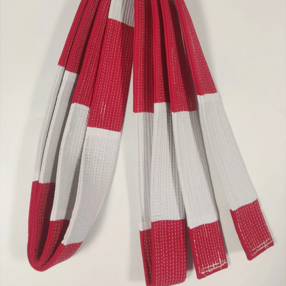 Judo Red And White 6th Dan Belts For Masters Instructor - Buy 6th-8th ...