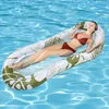 Green printing mesh floating row