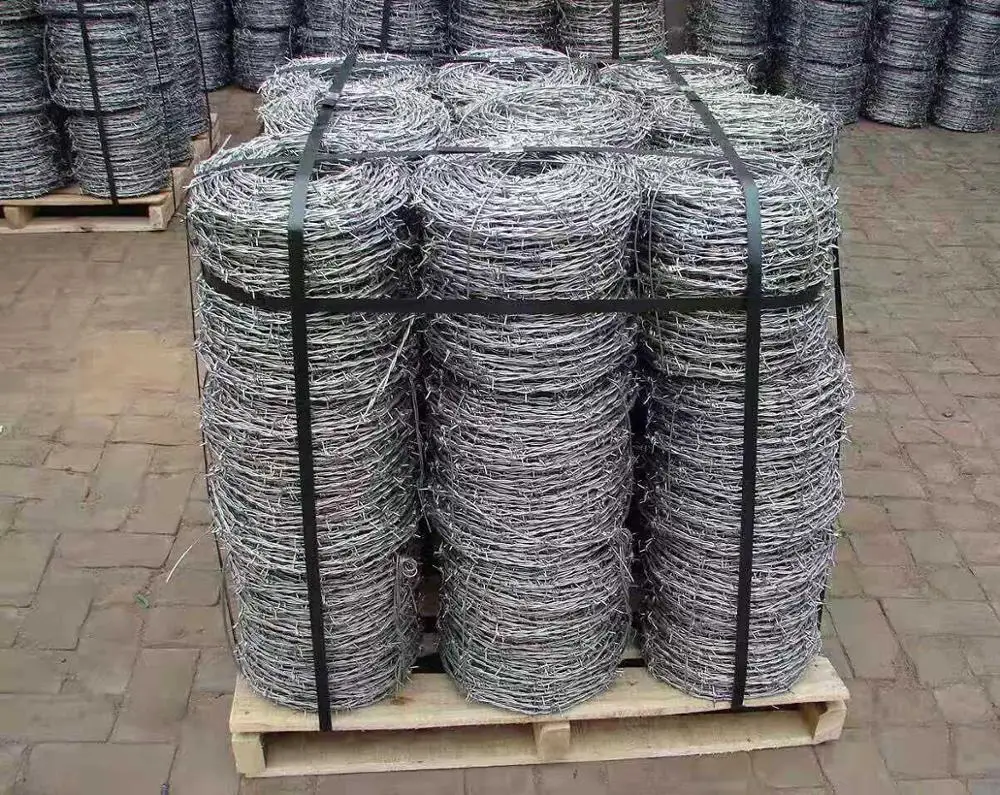 High Quality Barb Wire Price Per Roll / Galvanized Barbed Wire Farm