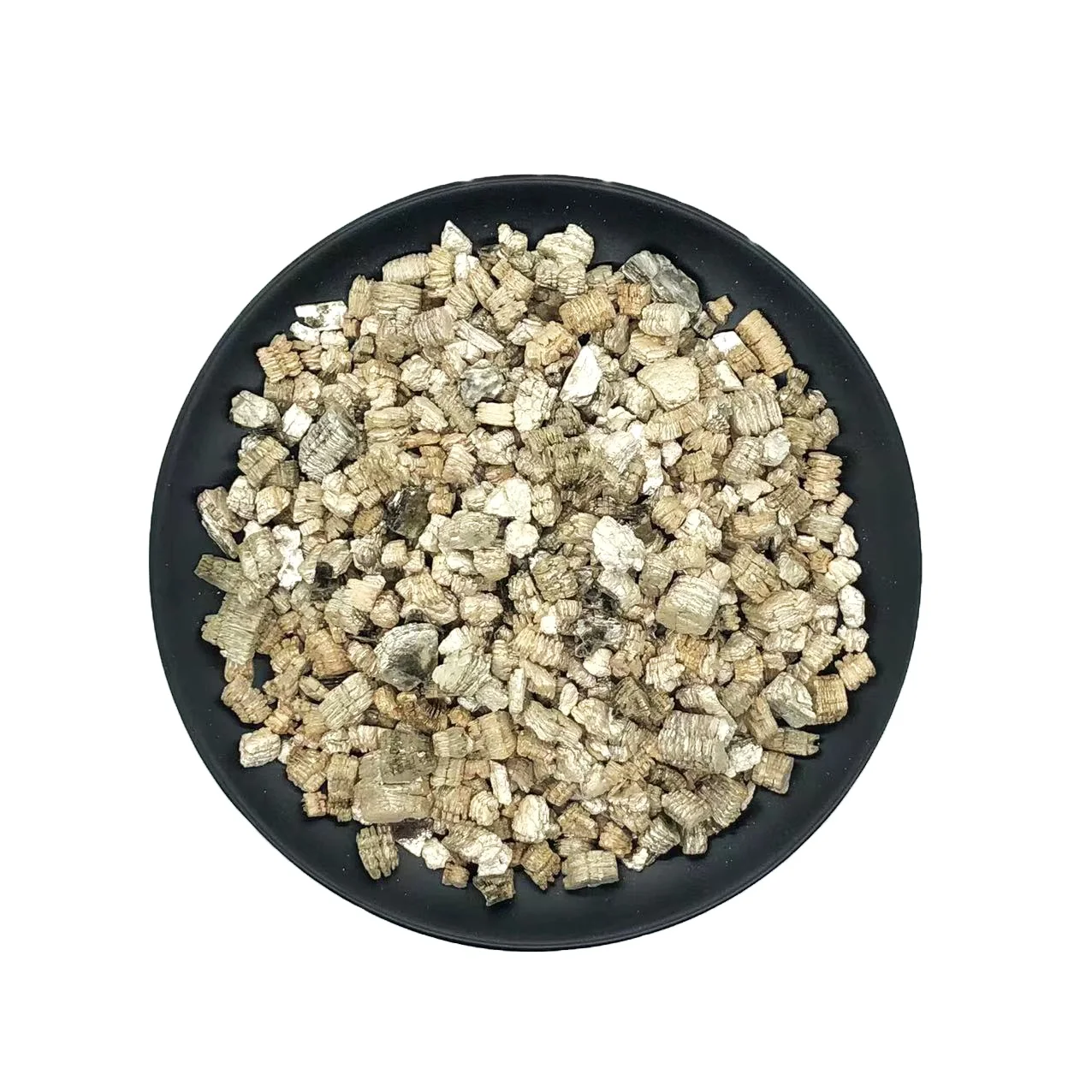 Оптовая продажа, расширенный вермикулит 5-8 мм, серебристо-белый вермикулит