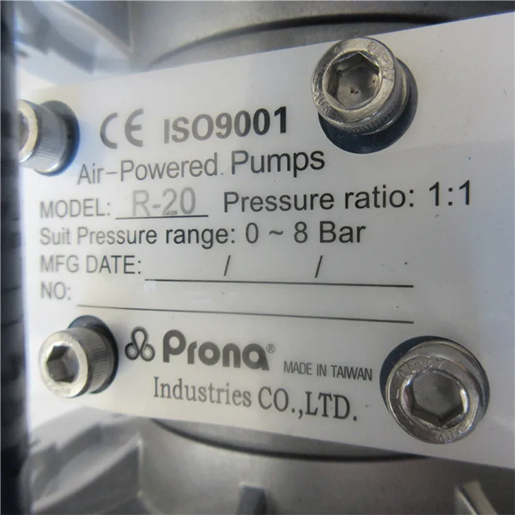 Prona Double Diaphragm Pump - Efficient Paint Supply Tool