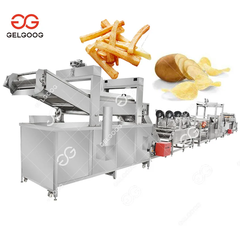 Complete Automatic Potato Fresh French Fries Making Machine 300kg/h  Manufacturer