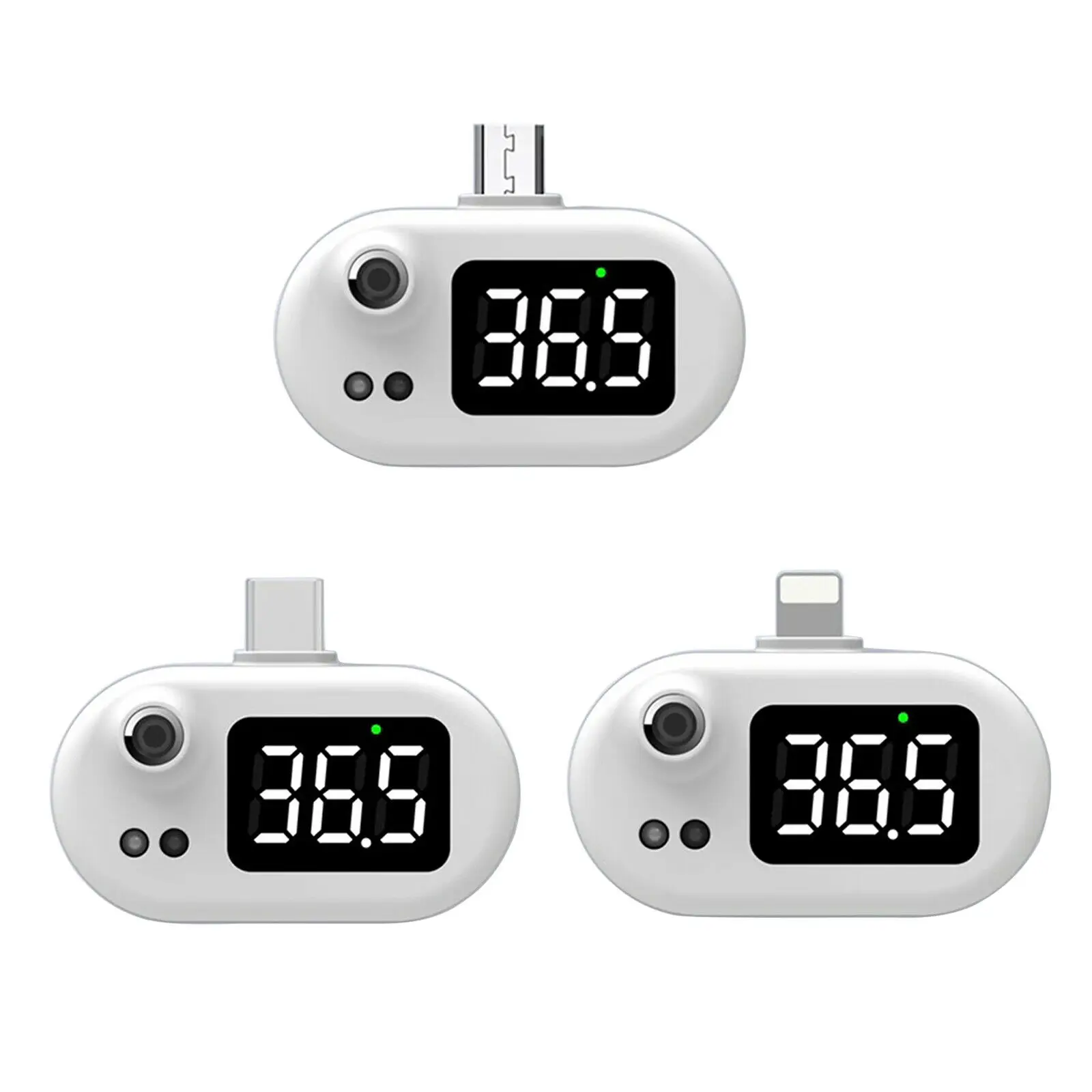 Automatic Portable Mini Smart Mobile Phone Usb Body Thermometer Temperature Meter Cell Phone Thermometer Measurement