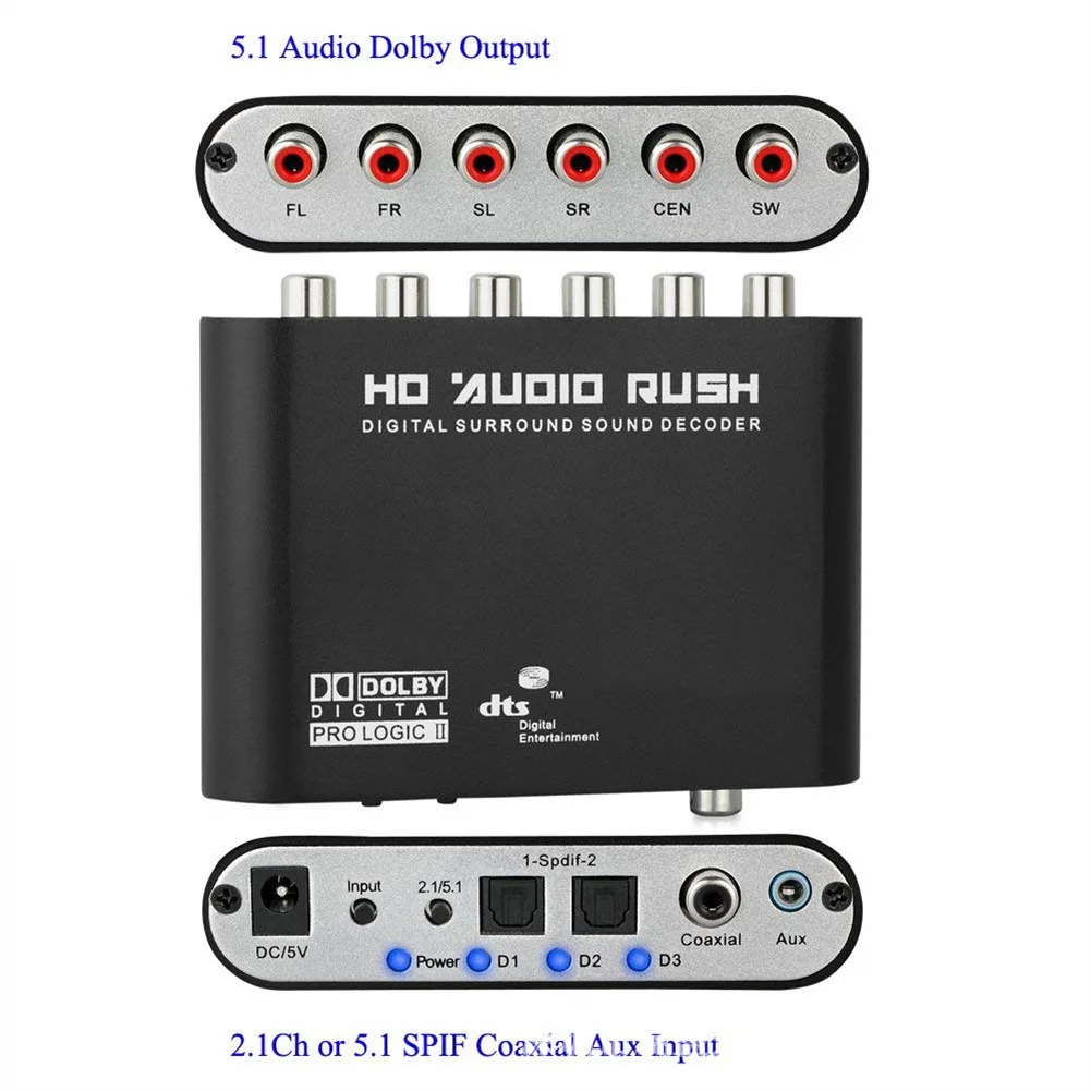 Wholesale Plug & Play 5.1CH AC3/DTS Digital Audio Decoder