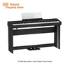 Fp-90x black piano body-metal stand-three pedals