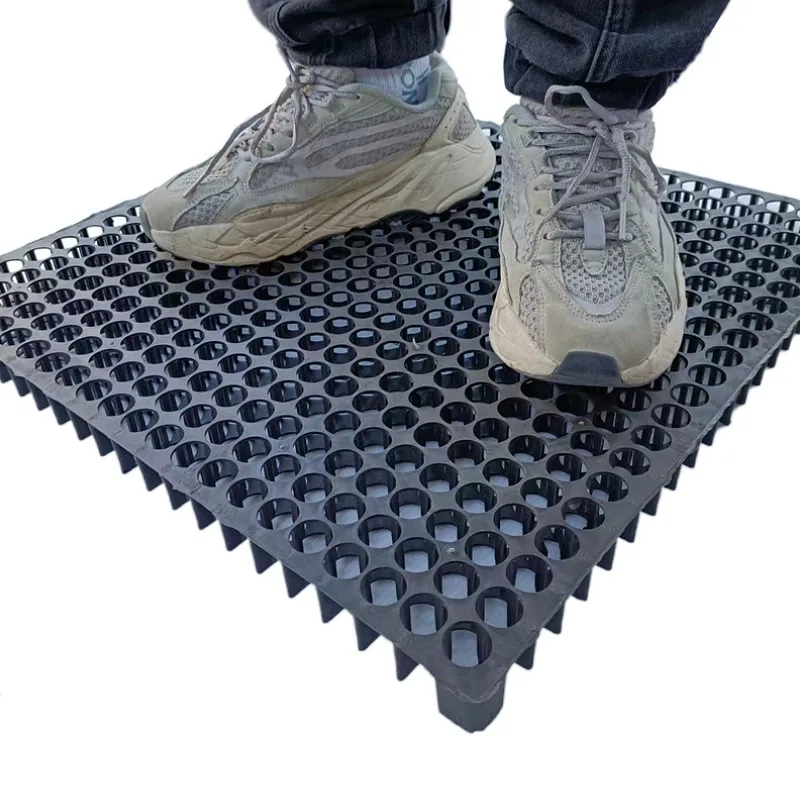 Artificial Turf Water Filter Mat Landscape Greening HDPE Drainage Board Planting Drainage Tray Roof Garden Plastic Grass Grid