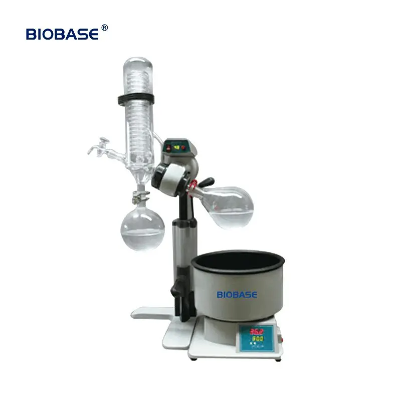 Biobase Rotary Evaporator Lab Glass Condenser Intelligent Temperature Control Rotary Rvaporator