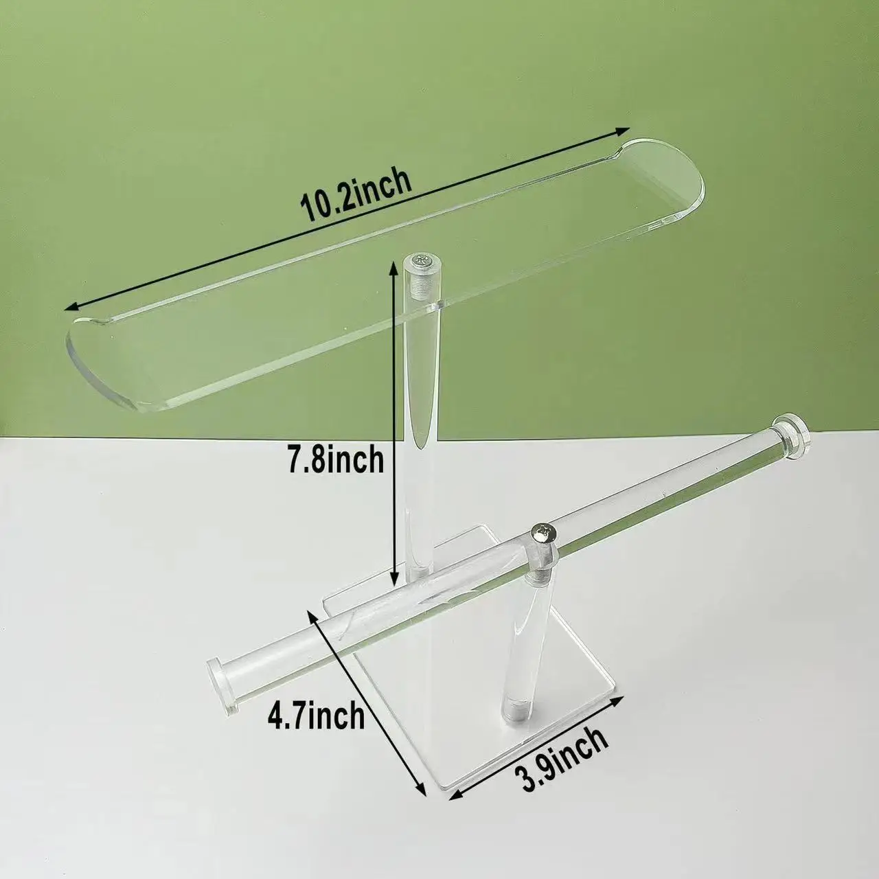 Transparent Hair Bands Display Stand Desktop Dresser Organizer Turban
