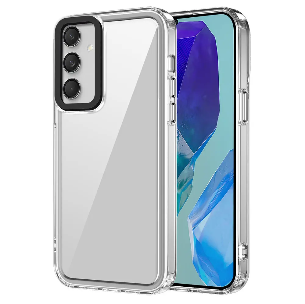 product clear tpu shockproof phone case for for m55 15 simple slim lightweight camera lens protection skin friendly sjk586-11