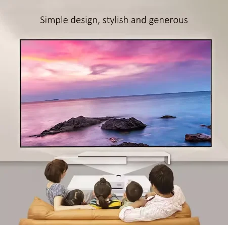New Design Factory Direct Sales New 120 Inch Soft PVC White Integrated Projection Screen Projector Screen