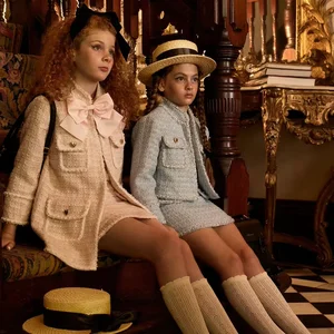 2026 Customized ODM/OEM Tweed Short Skirts and Coats