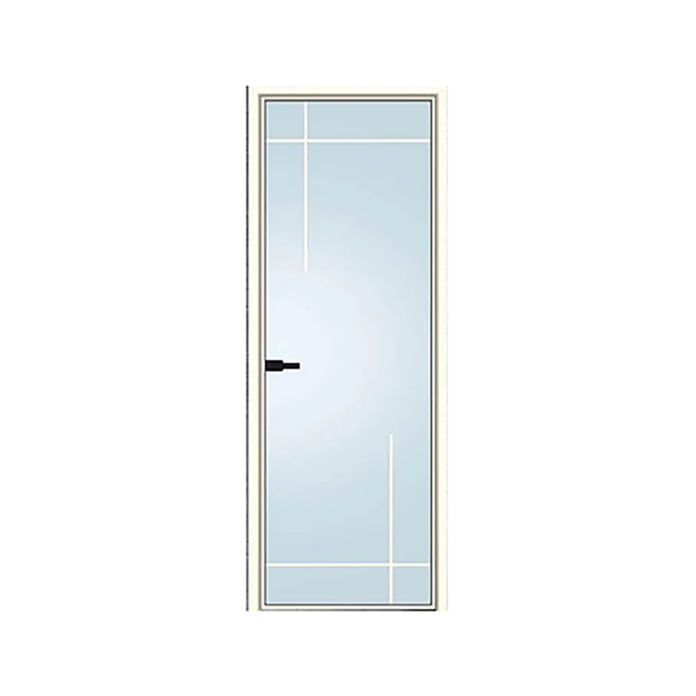 Swing Doors Exterior Aluminium Casement French Door Glass Double Panel Aluminum Waterproof Aluminum Alloy Glass Door