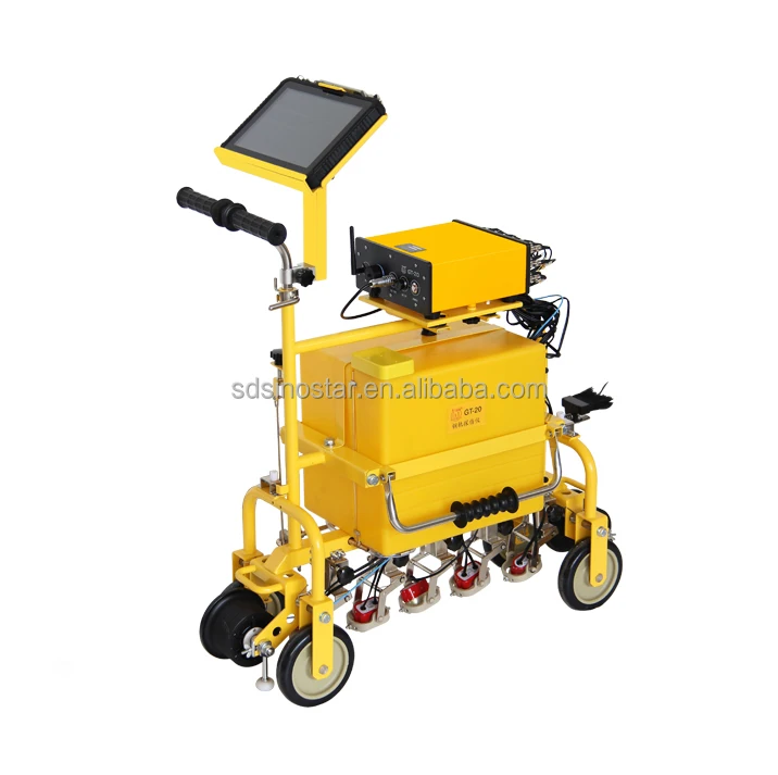 Gt20 Railway Flaw Detection Trolley Rail Flaw Detector With Alarm