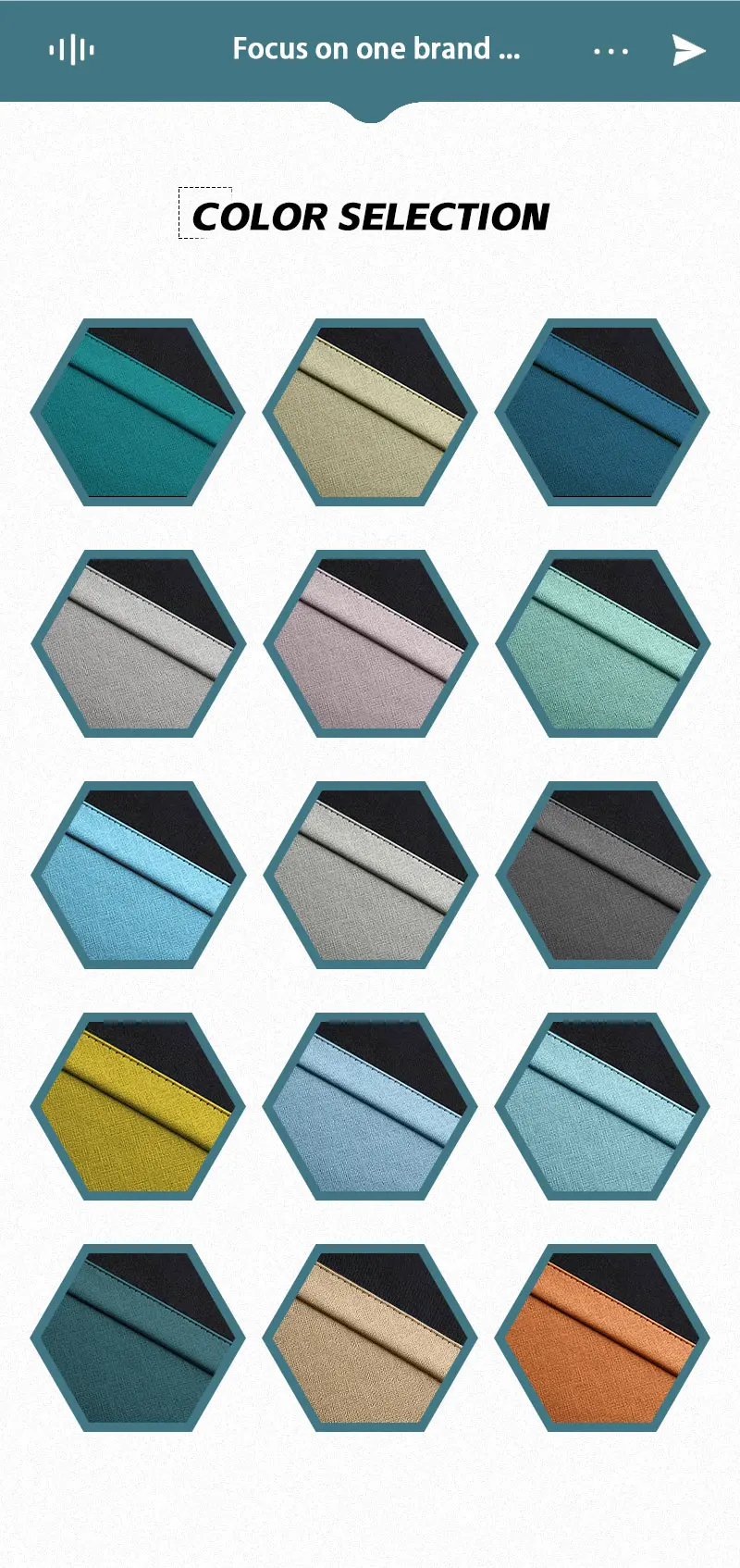 Haze Blue Deluxe Blackout Curtains New Trend Linen Grain 100 Blackout