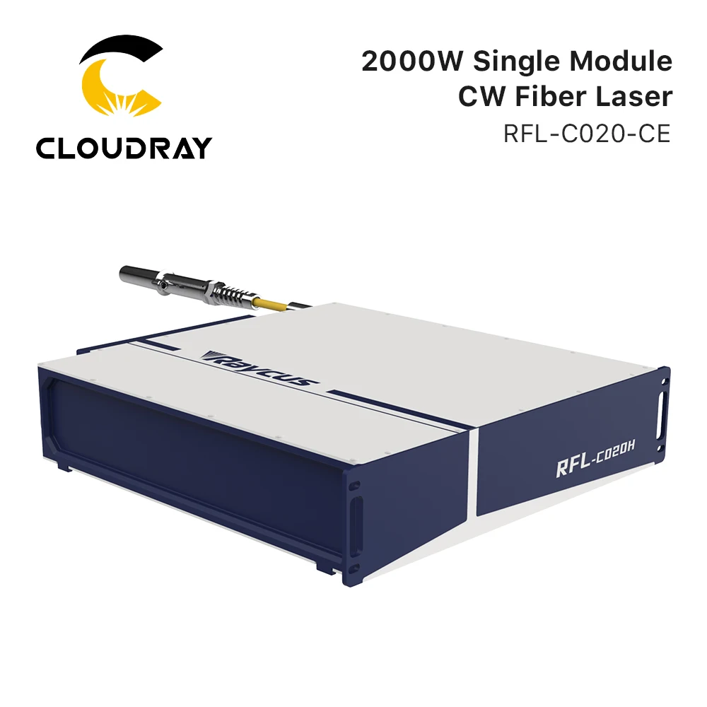 Cloudray CL62 Raycus Single Mode 1500w CW Fiber Laser Source for Laser Cutting Machine