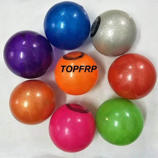 Professional PVC Glitter Exercise Ball for Rhythmic Gymnastics