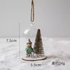 Mini Hanging Glass Cloche - Boy Figurine