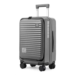 Modern Cartoon Style Multifunctional Universal Spinner Carry-On Luggage ABS Lightweight Front Opening Cabin Sets Combination